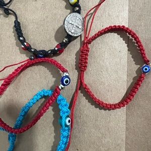 Evil eye bracelets from Mexico